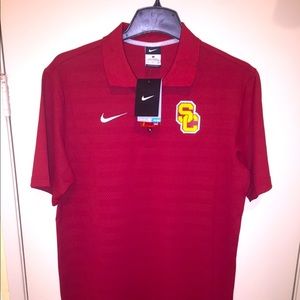 NWT Men’s Small Sz Nike USC Trojans Golf Shirt